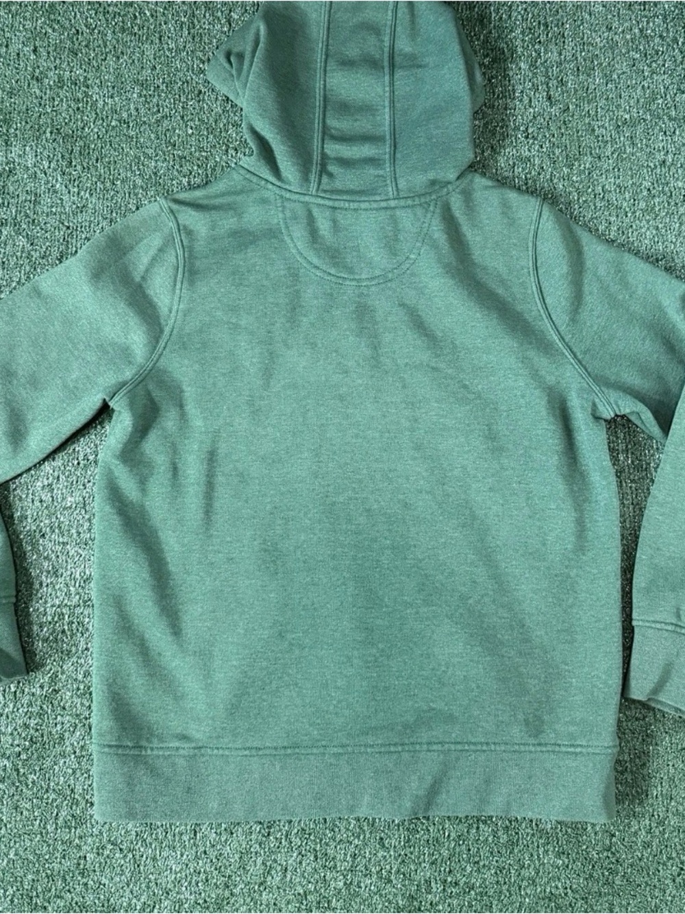 Carhartt Hoodie Youth L Green Relaxed Fit Logo Pullover Sweatshirt 105194 G55 - Picture 2 of 7